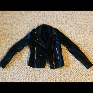 BLANKNYC Faux Leather Moto Jacket